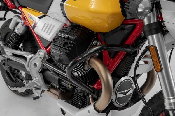 CRASHBAR/GMOL SW-MOTECH MOTO GUZZI V85 TT/TRAVEL (19-23) BLACK