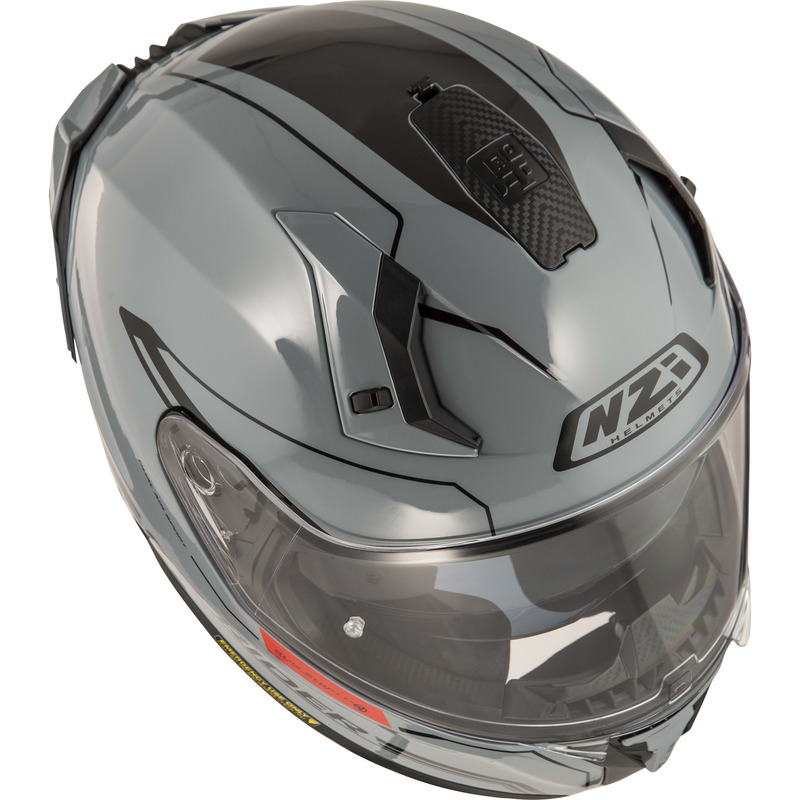 KASK MOTOCYKLOWY NZI GO RIDER STREAM DUO SOLID NOUVEAU NARDO GREY S