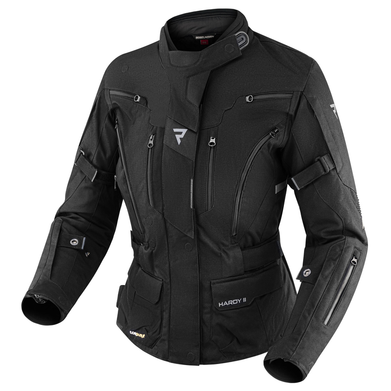 KURTKA MOTOCYKLOWA TEKSTYLNA DAMSKA REBELHORN HARDY 2 BLACK WS