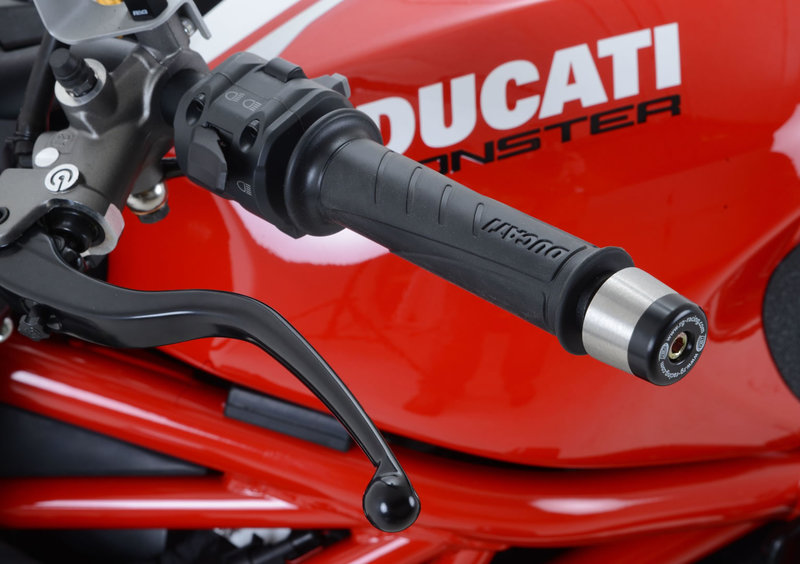 KOŃCÓWKI KIEROWNICY RG RACING DUCATI MONSTER 1200R/MONSTER 1200S 17-/SUPERSPORT (S) 17- BLACK