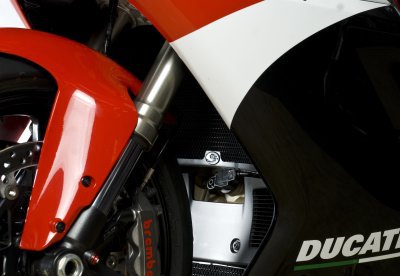 OSŁONA CHŁODNICY RG RACING (PAIR) DUCATI 848/1098/1198 BLACK