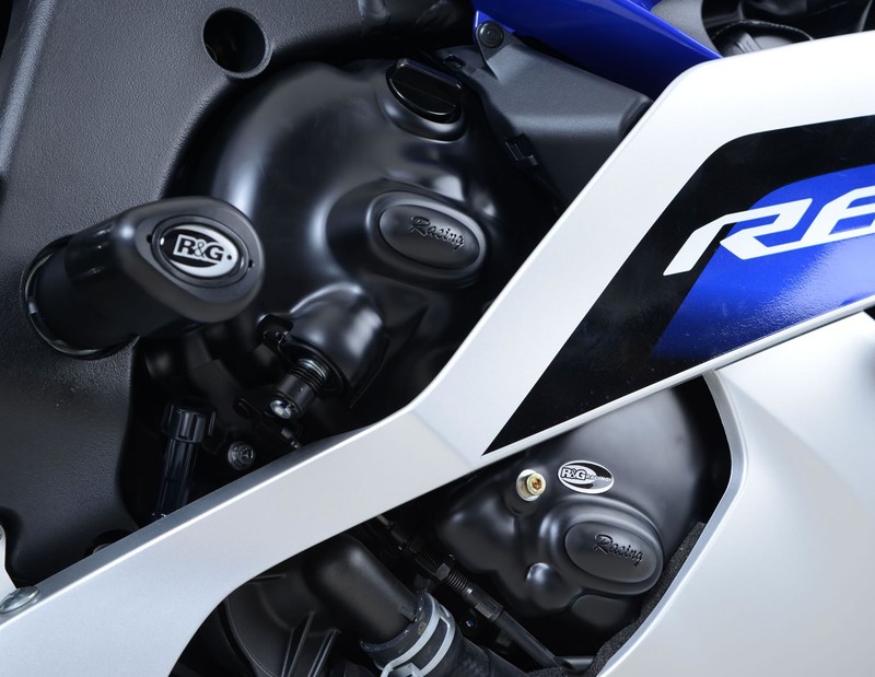 ZESTAW OSŁON SILNIKA RG RACING YAMAHA YZF-R6 08-17 (3 CZĘŚCI) BLACK RACE