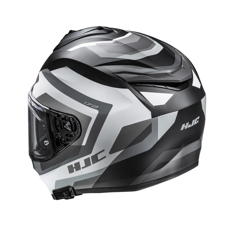 KASK MOTOCYKLOWY HJC I72 SHARD GREY WHITE XS