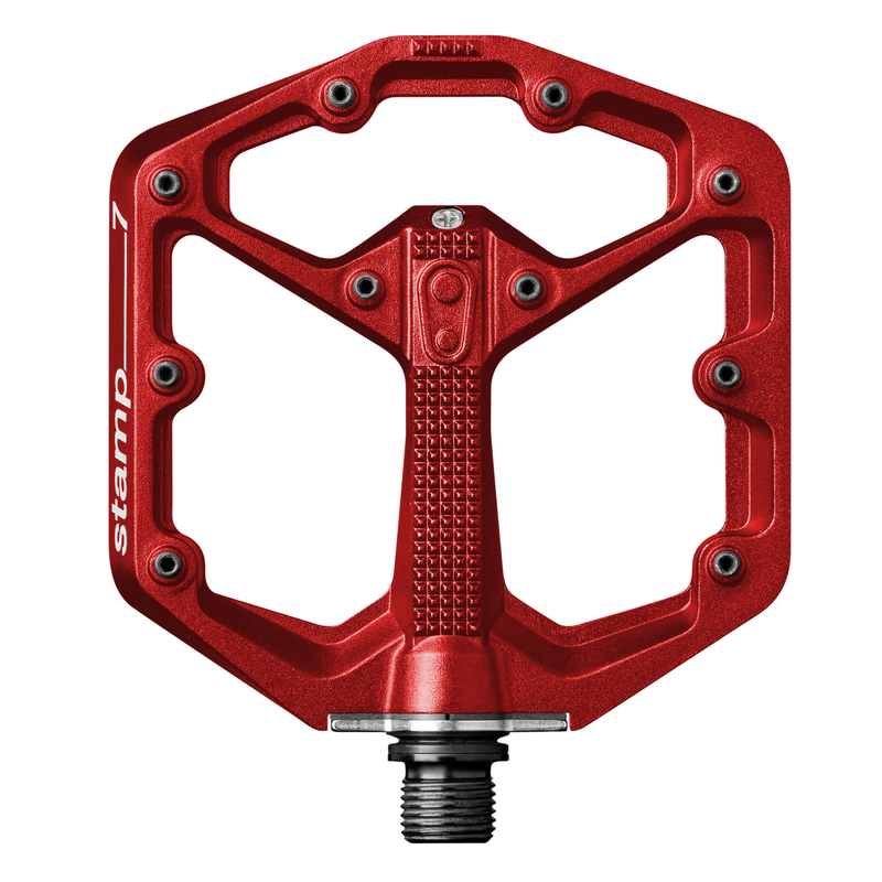 PEDAŁY ROWEROWE CRANKBROTHERS STAMP 7 SMALL RED (ZAWIERA DODATKOWE PINY)