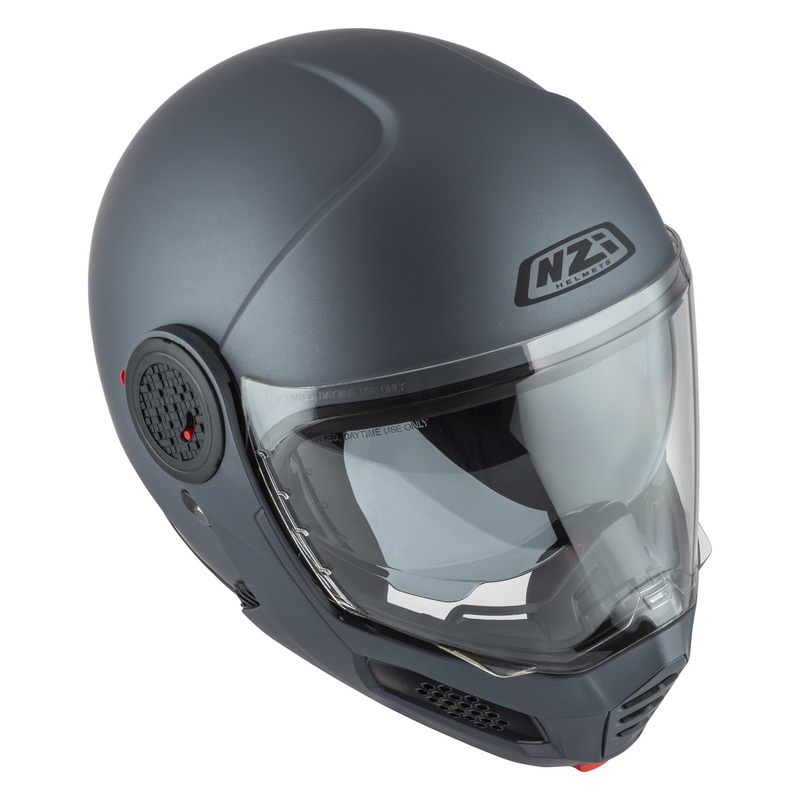 KASK MOTOCYKLOWY NZI MINIMOD DUO ANTRACITE MATT XS
