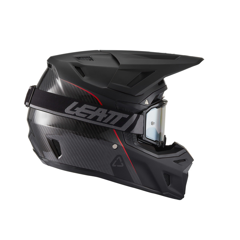 KASK MOTOCYKLOWY Z GOGLAMI LEATT KIT MOTO 9.5 CARBON FIM
