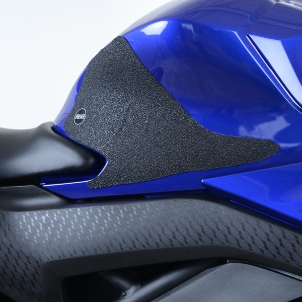 NAKLEJKA NA BAK TANKPAD ANTYPOŚLIZGOWY 2 CZĘŚCI RG RACING YAMAHA YZF-R25 19-/YZF-R3 19- BLACK