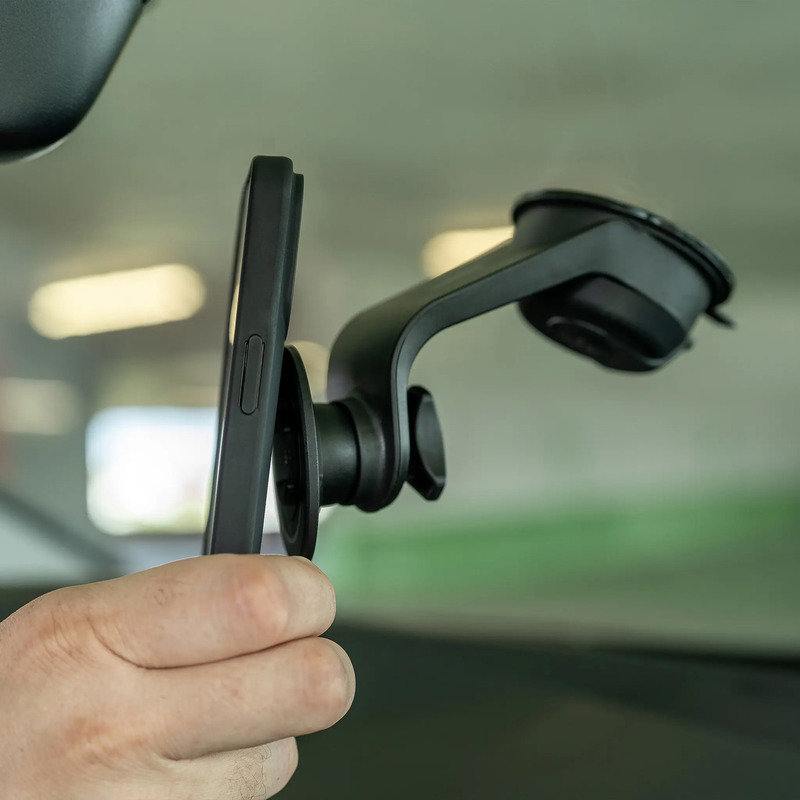 UCHWYT SAMOCHODOWY NA TELEFON NA SZYBĘ SP CONNECT SUCTION MOUNT SPC + MAG NA PRZYSAWKĘ BLACK