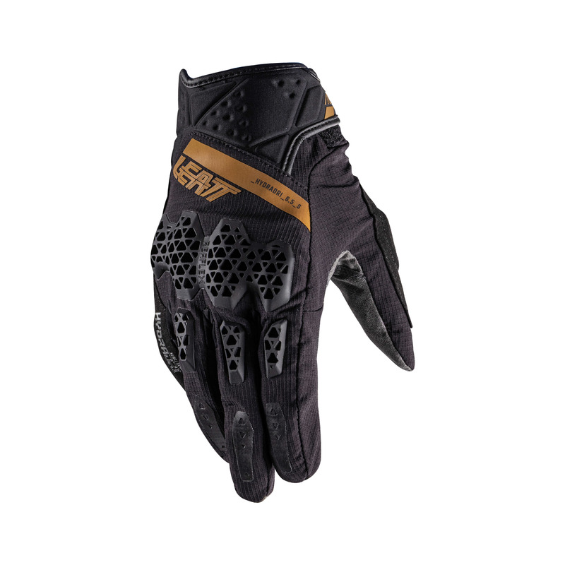 RĘKAWICE MOTOCYKLOWE LEATT ADV HYDRADRI 6.5 SHORT STEALTH BLACK GREY