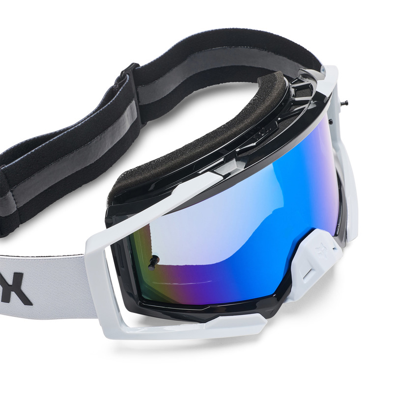 GOGLE MOTOCYKLOWE FOX AIRSPACE CLUTCH WHITE BLACK