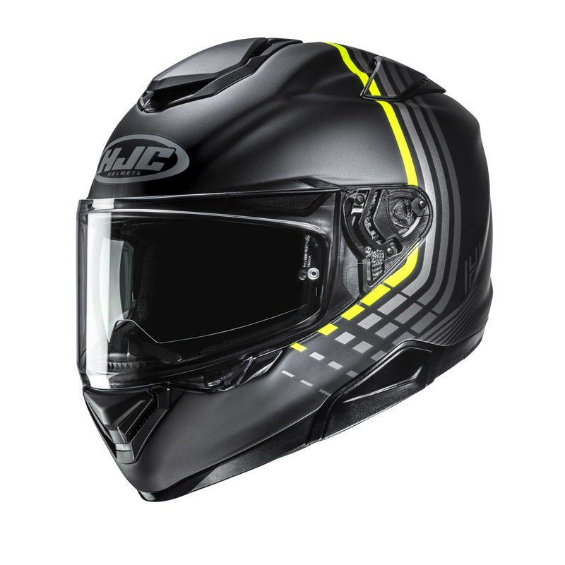KASK MOTOCYKLOWY HJC RPHA72 VELDINE BLACK YELLOW XL