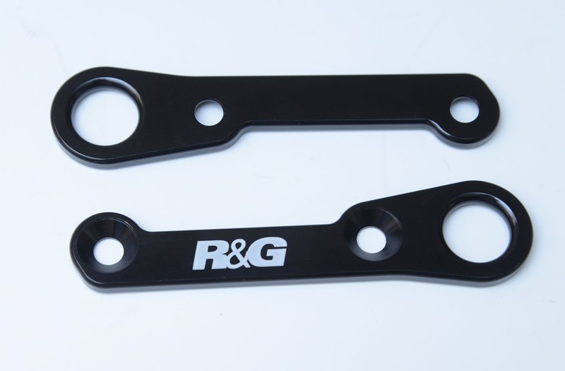 UCHWYTY NA PASY TRANSPORTOWE RG RACING HONDA CBR500R 16- BLACK
