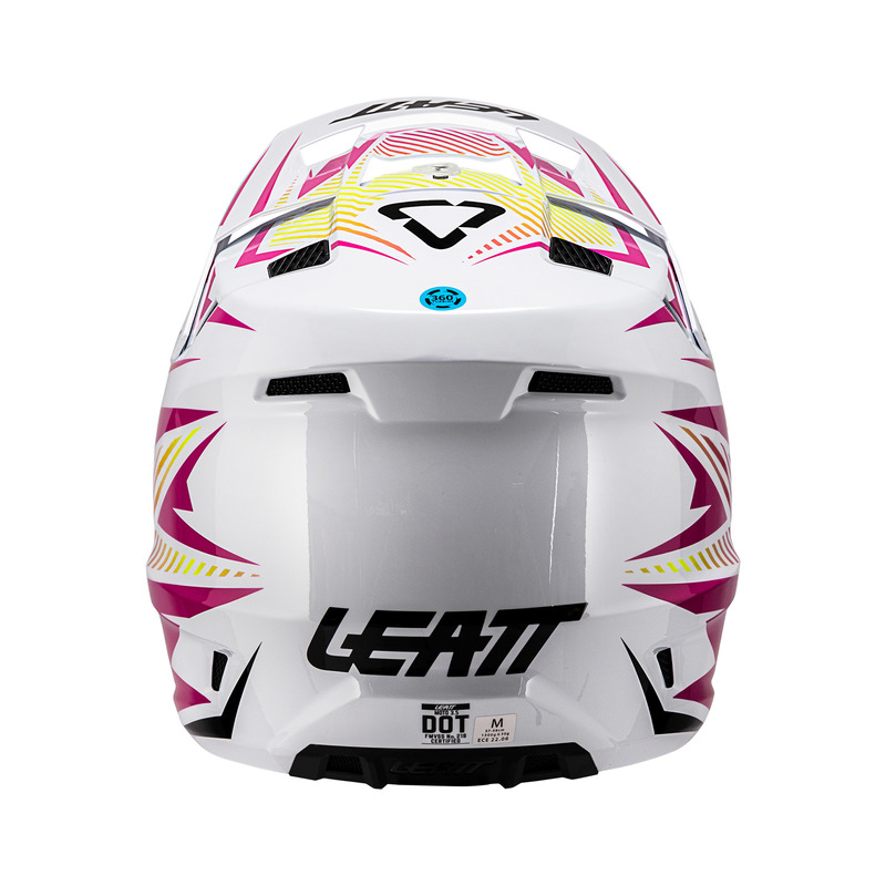 KASK MOTOCYKLOWY Z GOGLAMI LEATT KIT MOTO 3.5 STORM PINK