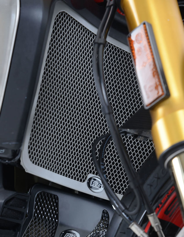 OSŁONA CHŁODNICY RG RACING DUCATI M1200/MONSTER 821/SUPERSPORT (S) 17- 20/DIAVEL 1260(S) -20 TITANIU