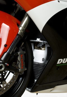 OSŁONA CHŁODNICY RG RACING (PAIR) DUCATI 848/1098/1198 BLACK