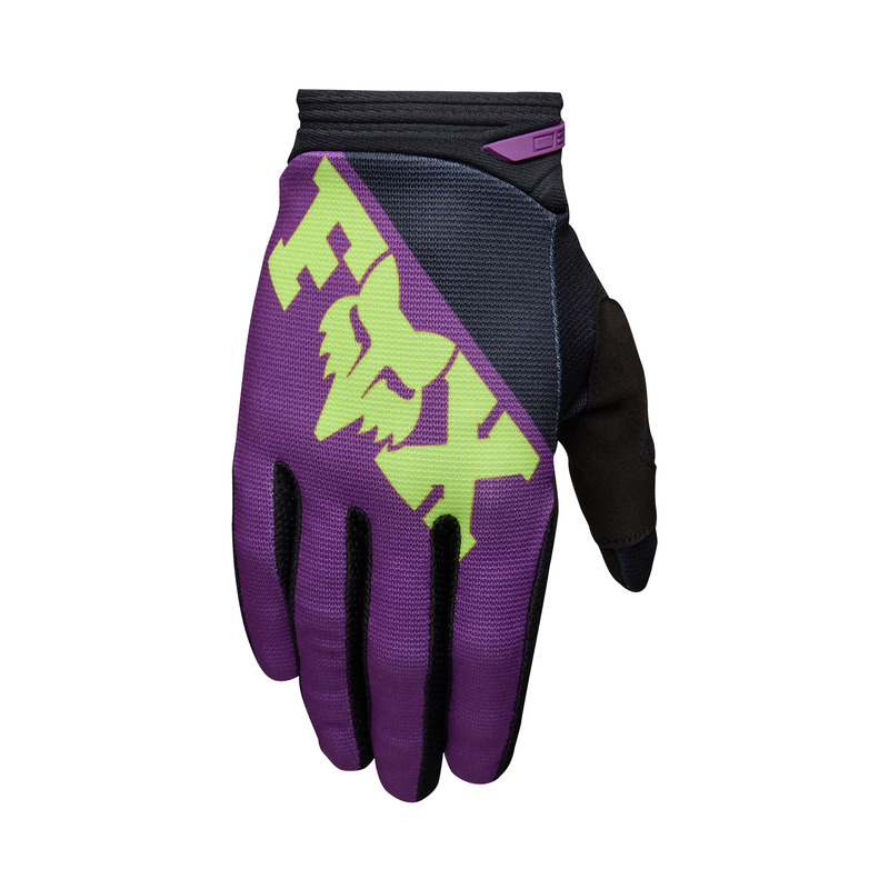 RĘKAWICE MOTOCYKLOWE FOX 180 RAID PURPLE LAVA