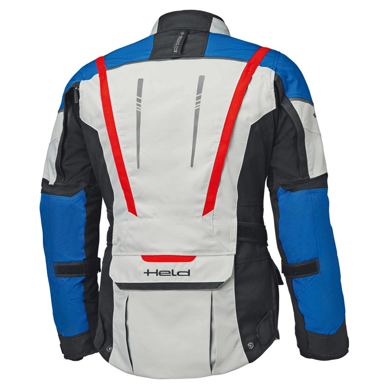 KURTKA MOTOCYKLOWA TEKSTYLNA HELD HAKUNA MATATA 3 GREY BLUE