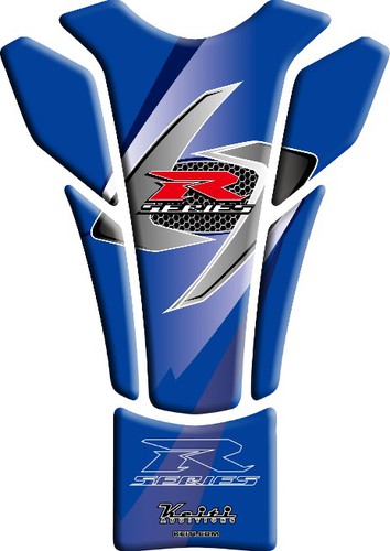 NAKLEJKA NA BAK TANKPAD KEITI SUZUKI RACING BLUE