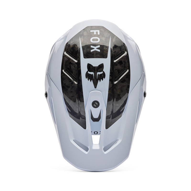 KASK MOTOCYKLOWY FOX V3 RS FRACTURE WHITE