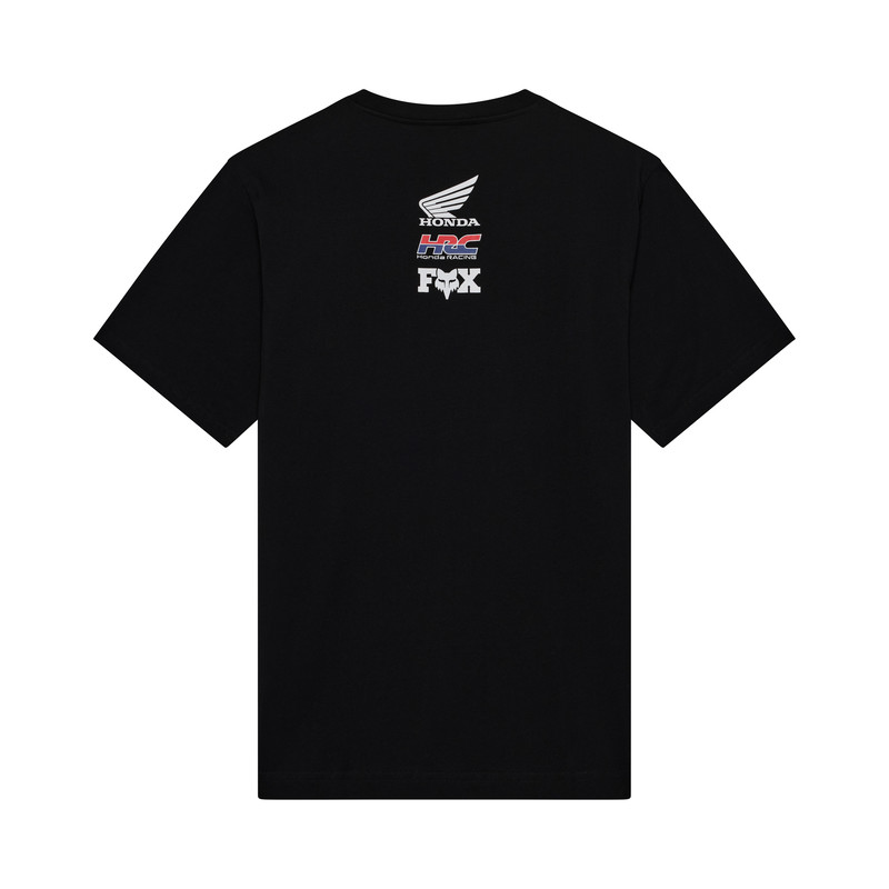 T-SHIRT FOX HONDA MIDWEIGHT BLACK