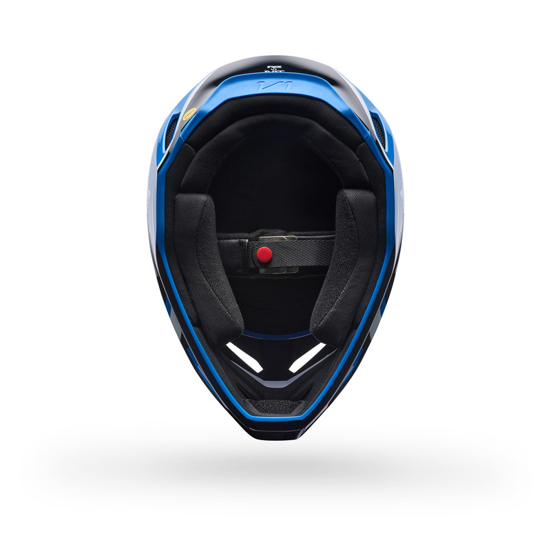 KASK MOTOCYKLOWY JUNIOR FOX V1 FRAME BLUE