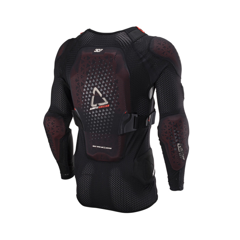 KOSZULKA Z OCHRANIACZAMI LEATT 3DF AIRFIT EVO BLACK (160-172CM)