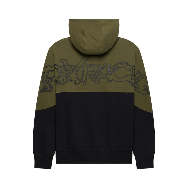 BLUZA Z KAPTUREM FOX ABYSS FLEECE PO OLIVE GREEN