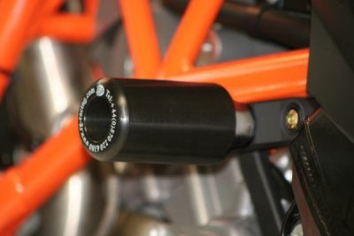 CRASHPADY CLASSIC GÓRNE RG RACING KTM 990/990R SUPER DUKE & 990SM 08- BLACK
