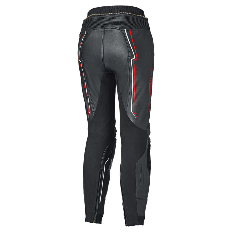 SPODNIE MOTOCYKLOWE SKÓRZANE DAMSKIE HELD DEBBIE 3 BLACK FLUO RED W38