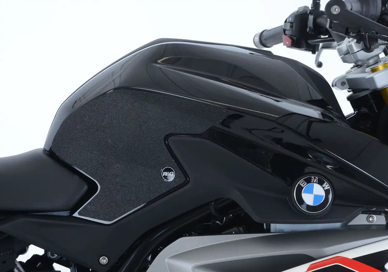 NAKLEJKA NA BAK TANKPAD ANTYPOŚLIZGOWY 2 CZĘŚCI RG RACING BMW G310R CLEAR
