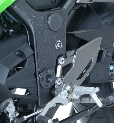 OSŁONA WAHACZA RG RACING KAWASAKI NINJA 300/NINJA 250 13-17/Z250 13-18/Z300, 3 CZĘŚCI BLACK
