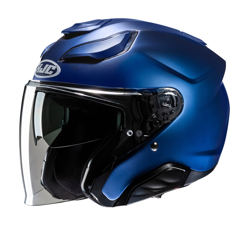 KASK MOTOCYKLOWY HJC F31 SOLID SEMI FLAT METALLIC BLUE XL