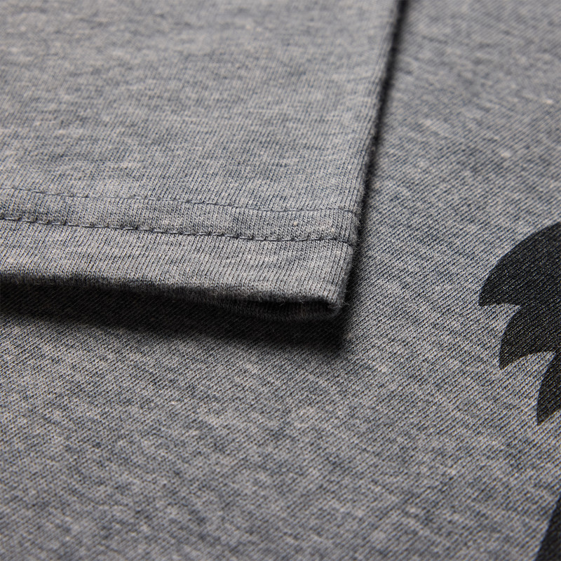 T-SHIRT JUNIOR FOX HEAD HEATHER DARK GREY