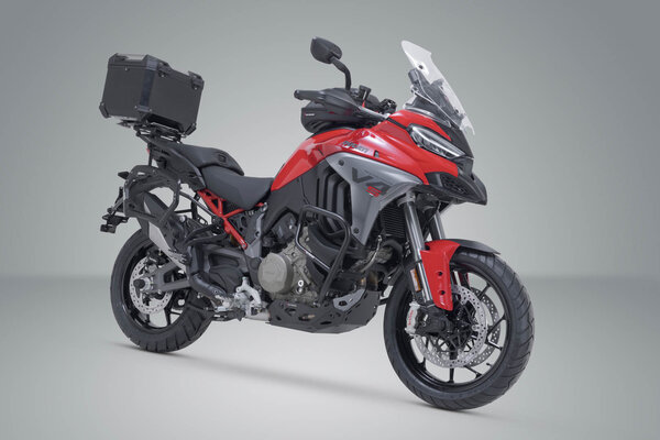 ZESTAW KUFRA CENTRALNEGO TRAX ADV SW-MOTECH DUCATI MULTISTRADA V4 MODELS (20-) BLACK