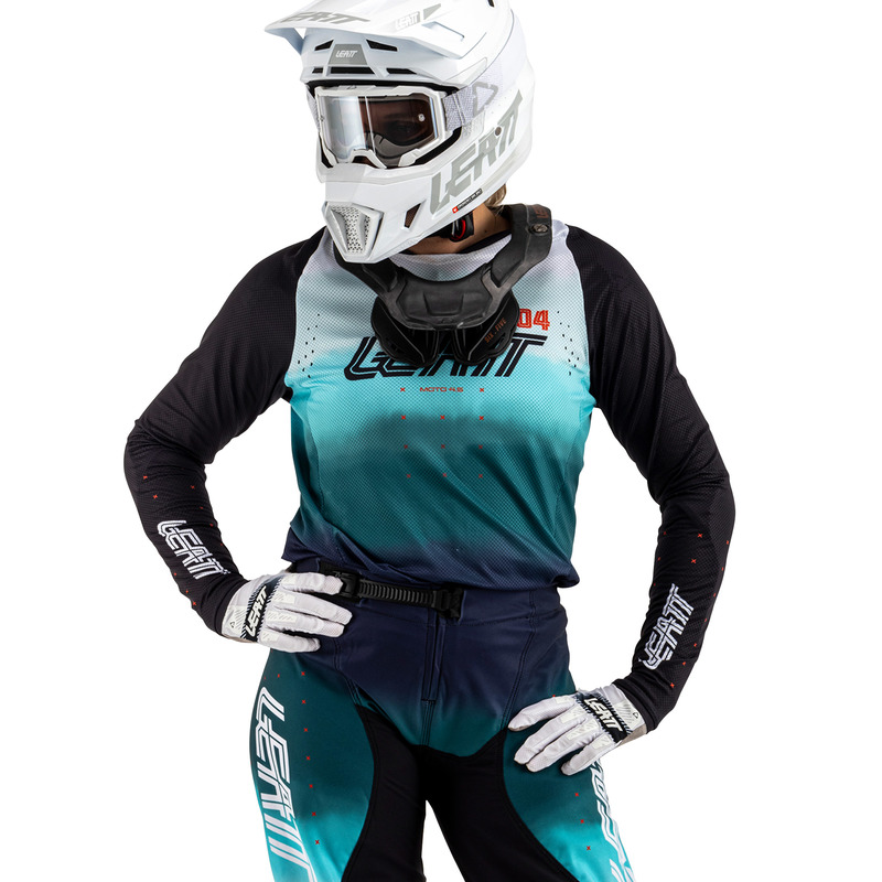 BLUZA OFFROADOWA DAMSKA LEATT MOTO 4.5 LITE MARINE