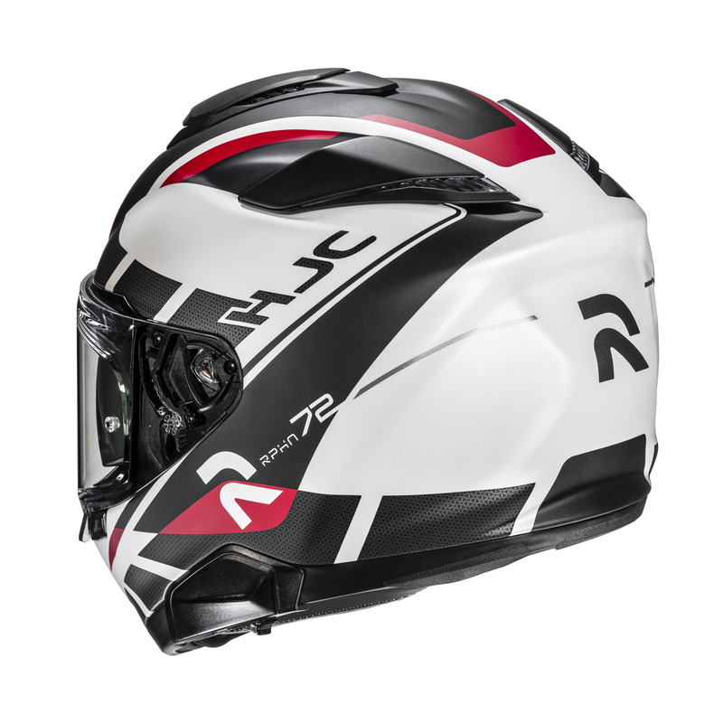 KASK MOTOCYKLOWY HJC RPHA72 VALUE WHITE BLACK