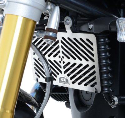 OSŁONA CHŁODNICY OLEJU RG RACING BMW R NINE T, STAL NIERDZEWNA