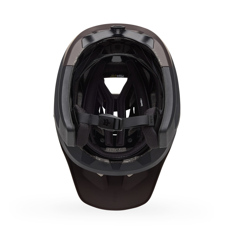 KASK ROWEROWY FOX DROPFRAME PRO GRID COCOA M