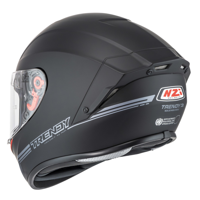 KASK MOTOCYKLOWY NZI TRENDY STREAM SOLID NOUVEAU MATT BLACK L
