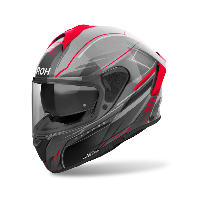 KASK MOTOCYKLOWY AIROH SPARK 2 SHADOW RED GLOSS
