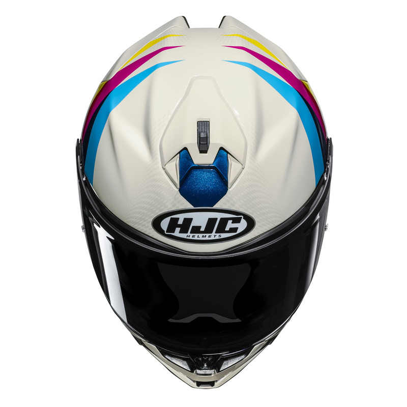 KASK MOTOCYKLOWY HJC F72 RACERO BEIGE YELLOW XS