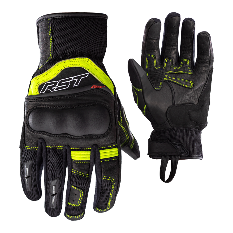 RĘKAWICE MOTOCYKLOWE RST URBAN AIR 3 MESH BLACK FLUO YELLOW XL
