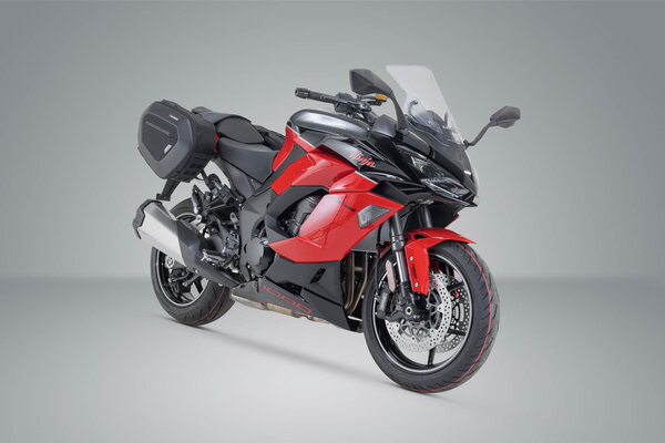 ZESTAW SAKW PRO BLAZE H I STELAŻY SW-MOTECH KAWASAKI Z 1000 SX, NINJA 1000SX,1100SX/SE BLACK