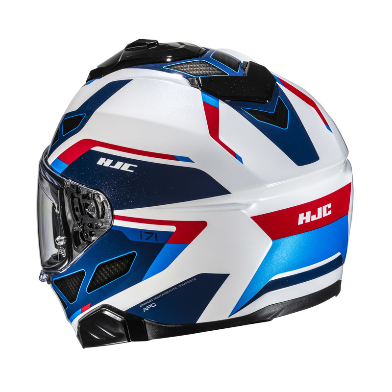 KASK MOTOCYKLOWY HJC I71 ZEST BLUE RED L