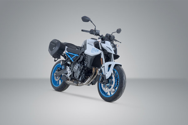 ZESTAW SAKW PRO BLAZE H I STELAŻY SW-MOTECH SUZUKI GSX-8S (22-) BLACK