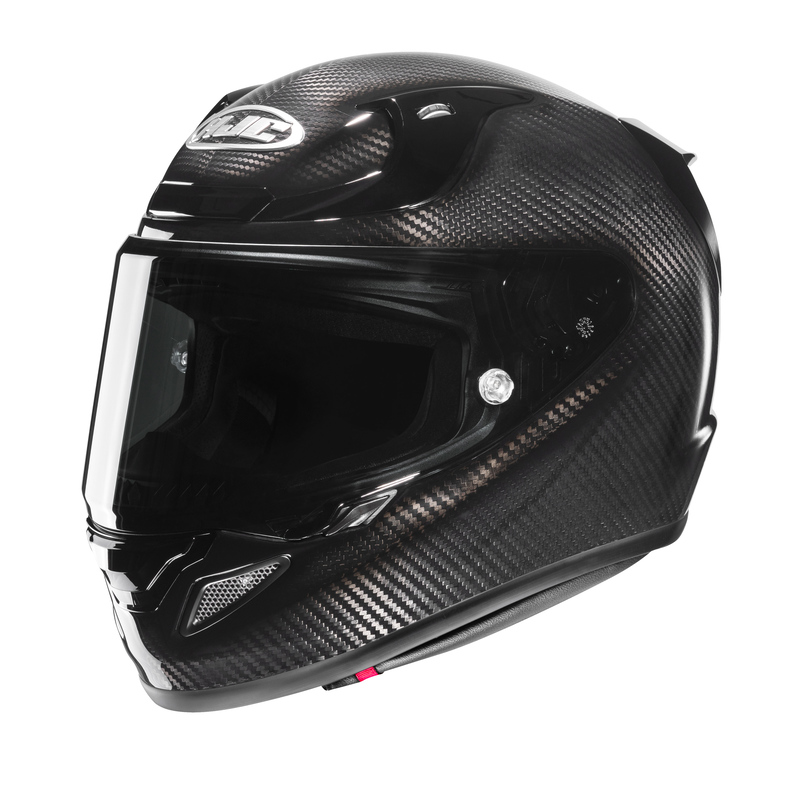 KASK MOTOCYKLOWY HJC RPHA12 SOLID CARBON BLACK