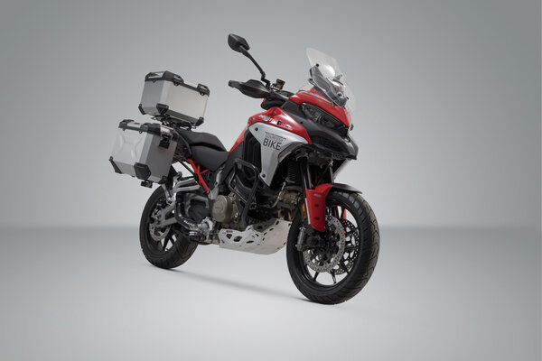 ZESTAW BAGAŻOWY ADVENTURE SW-MOTECH DUCATI MULTISTRADA V4 (20-) SILVER