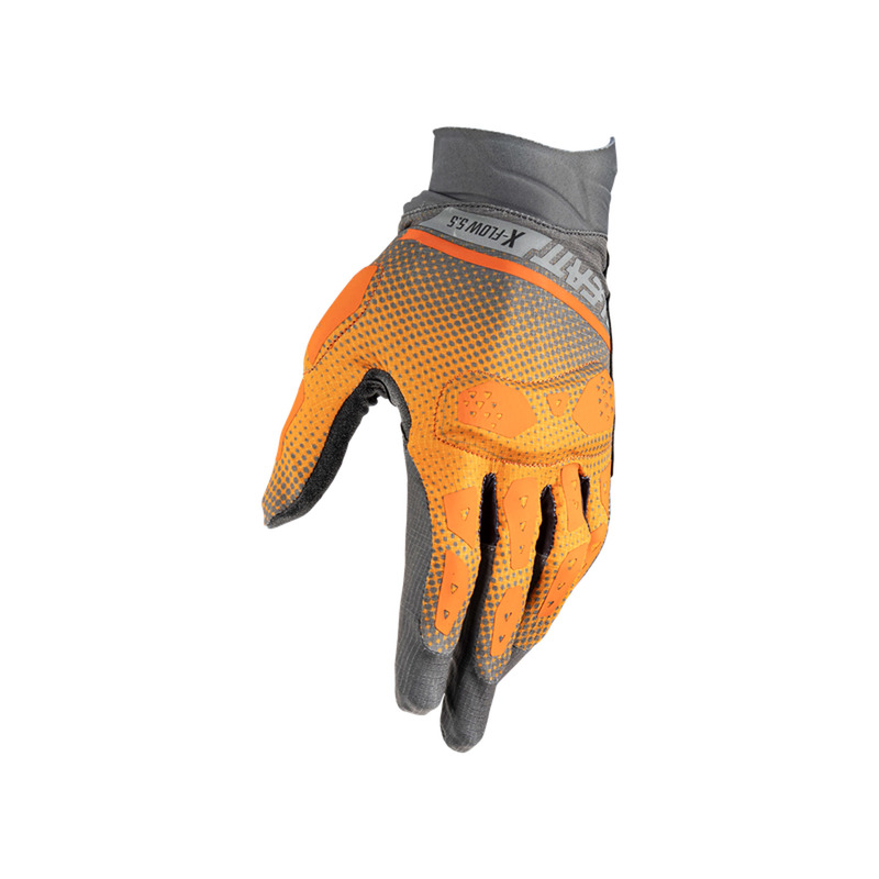 RĘKAWICE MOTOCYKLOWE LEATT ADV X-FLOW 5.5 SHORT ORANGE