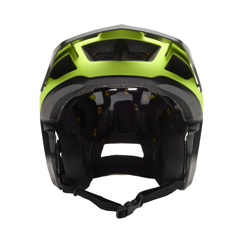 KASK ROWEROWY FOX DROPFRAME FLUO YELLOW M