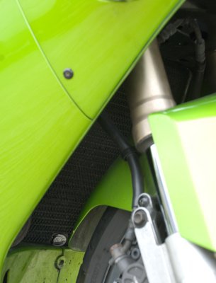 OSŁONA CHŁODNICY RG RACING KAWASAKI ZX12-R 02- 06 BLACK